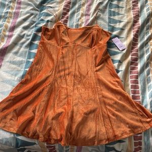 Wild Fable orange corduroy dress
